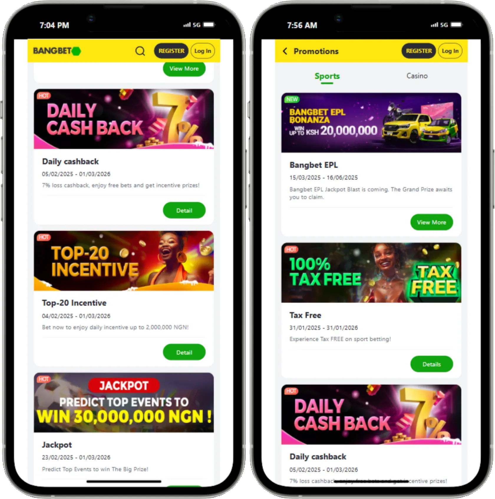 Bangbet bonus offers