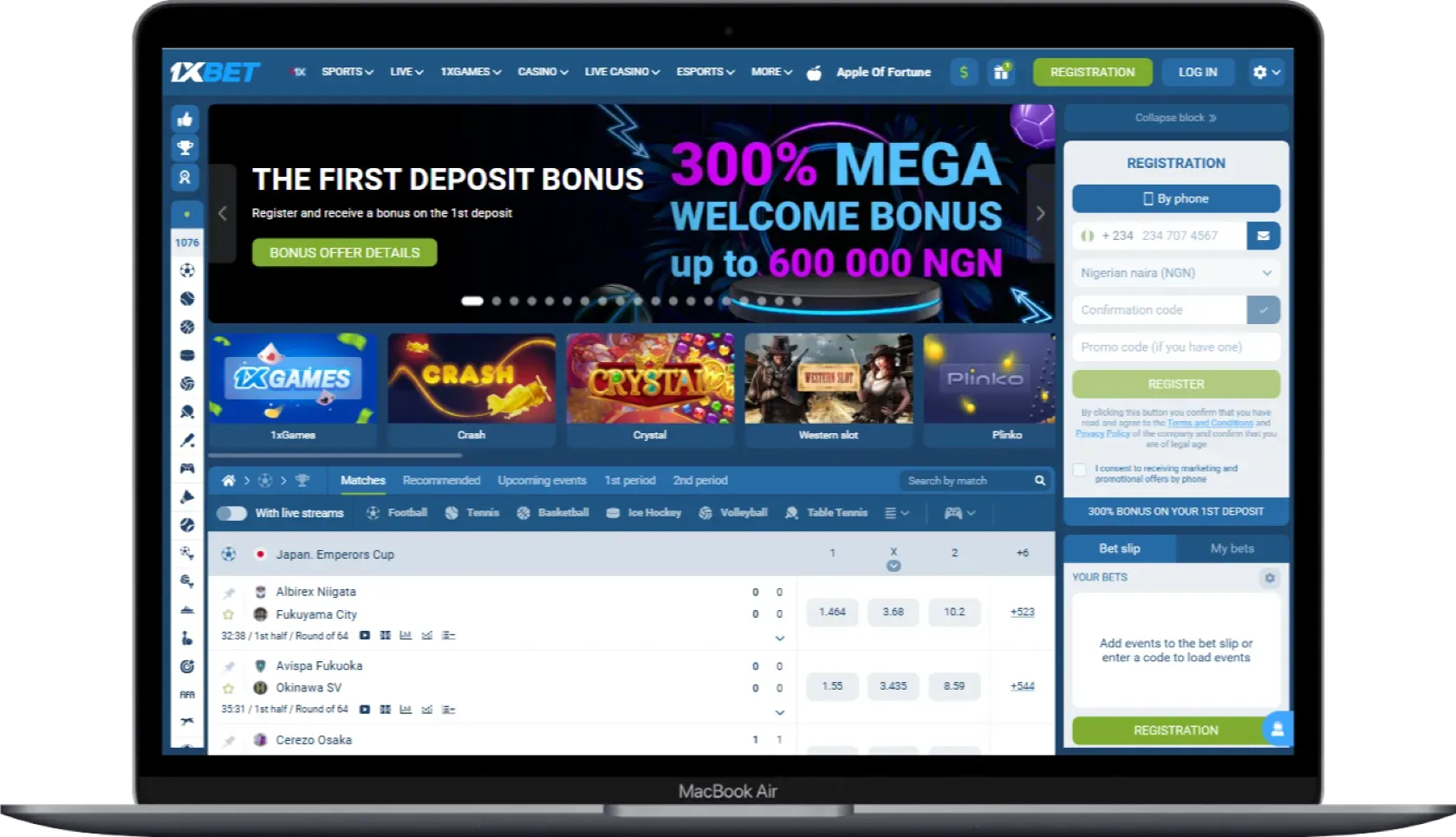 1xbet betting site