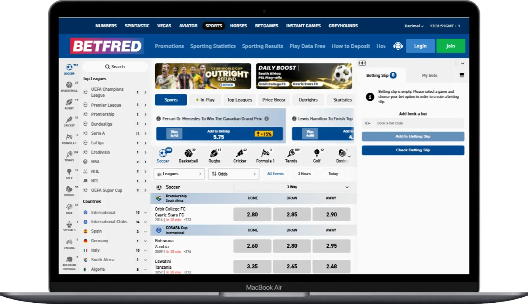 Betfred South Africa