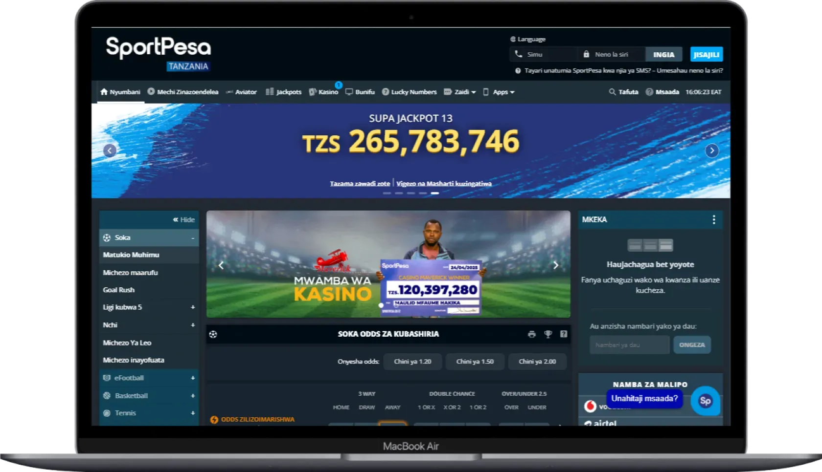 SportPesa Betting Site
