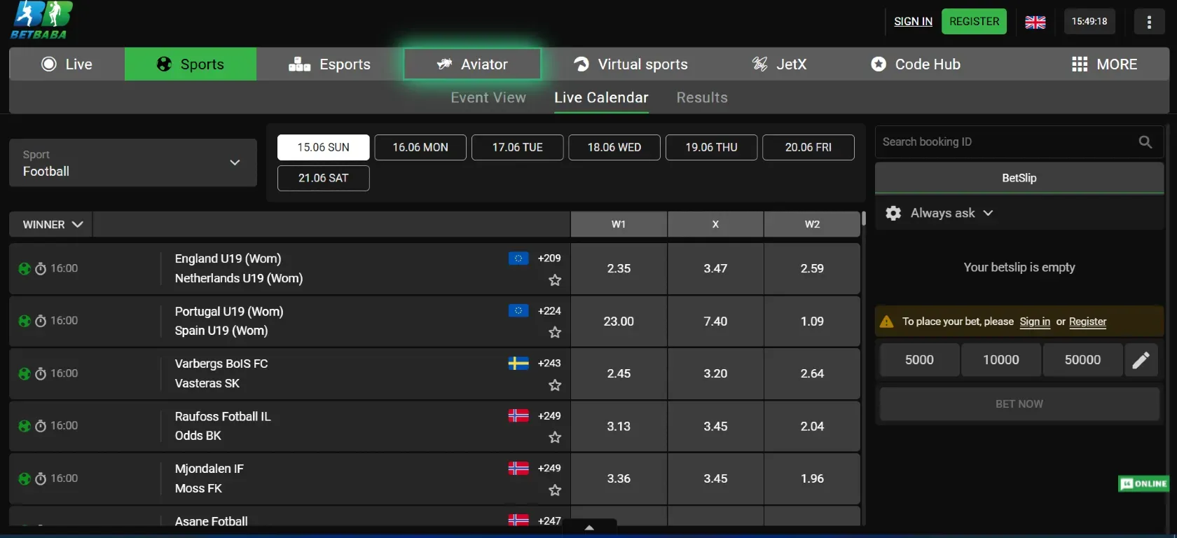 Betbaba Sports Betting
