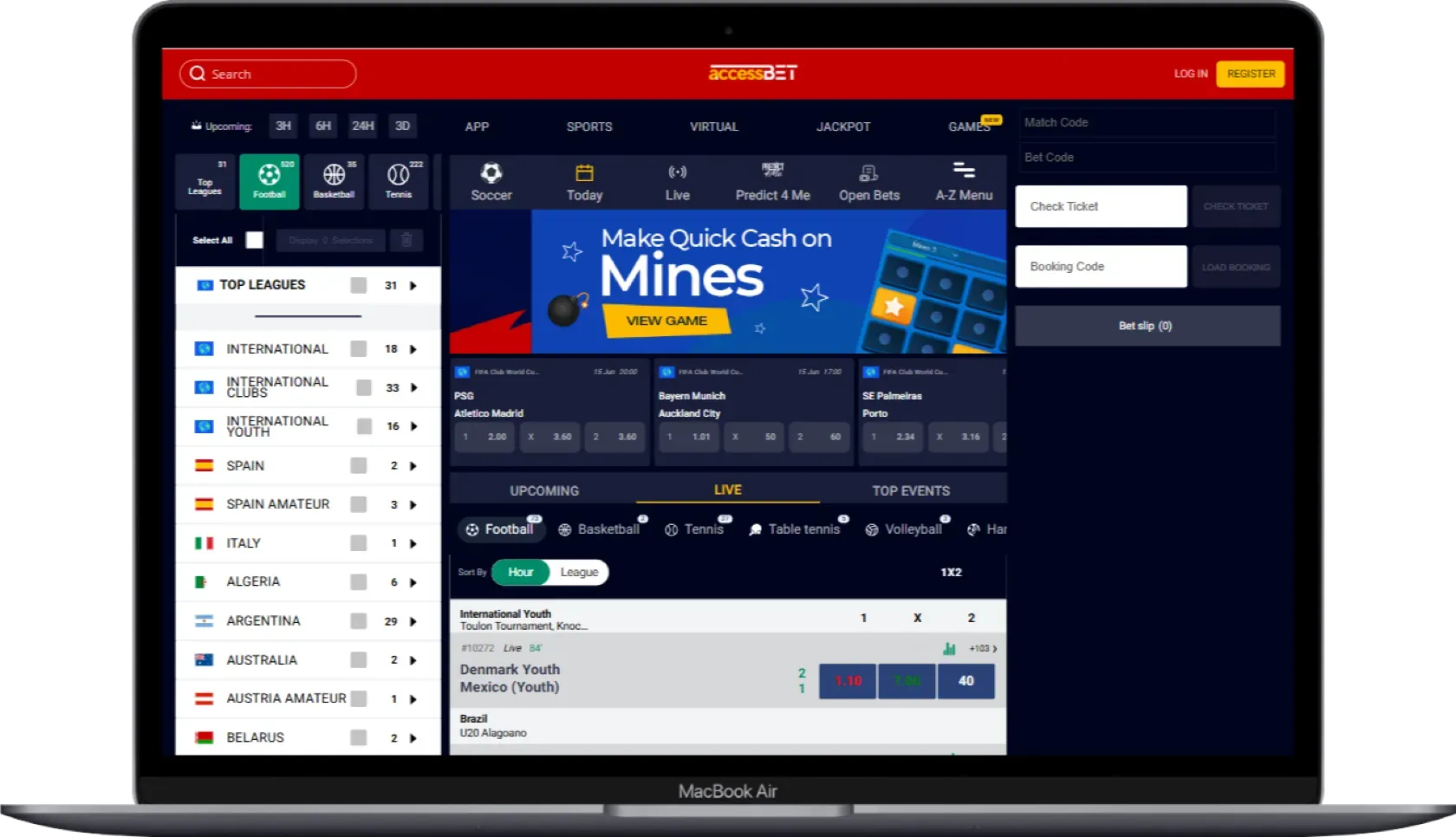 Accessbet Sports Betting Website