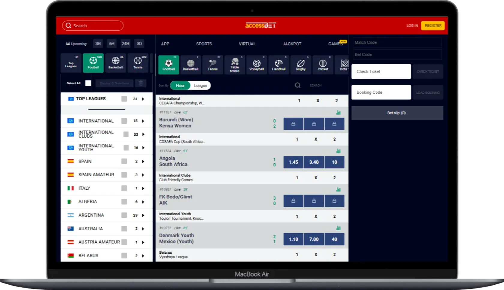 Accessbet Live Betting