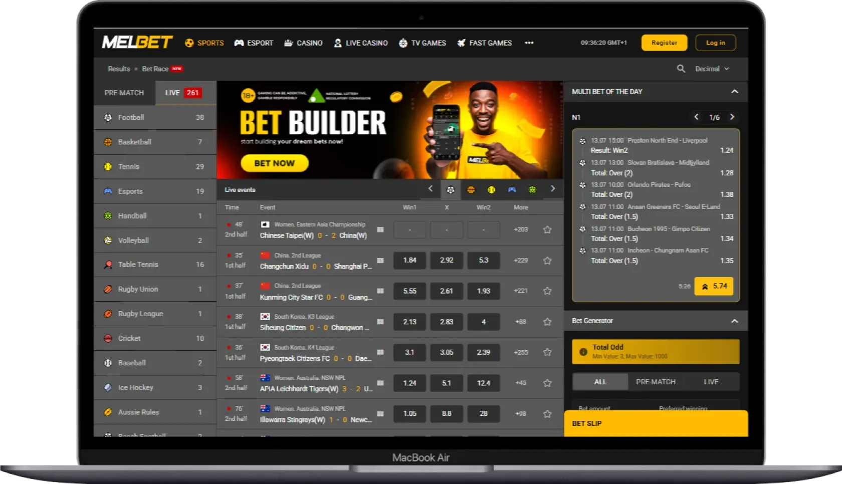 Melbet Live Betting
