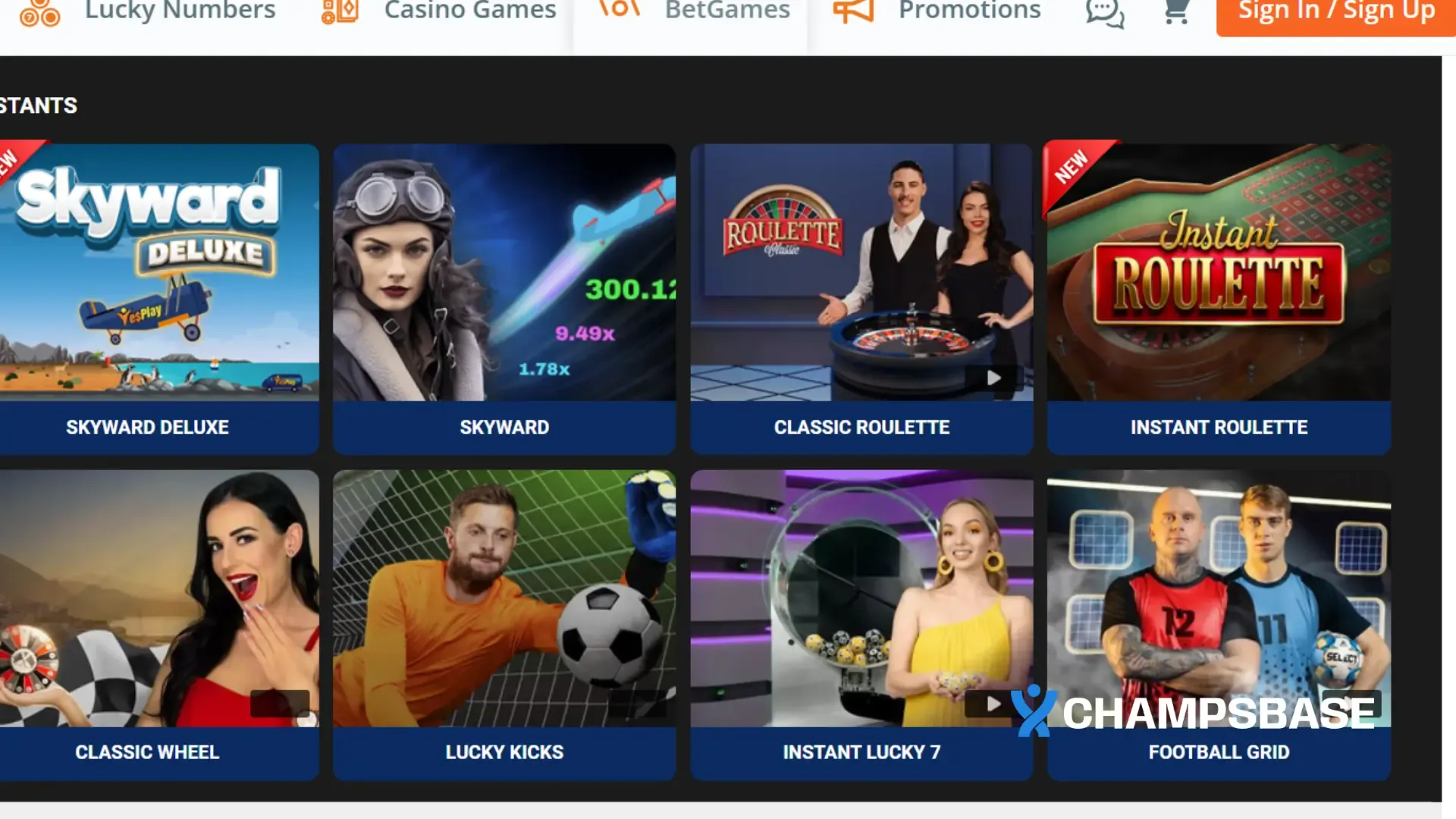 YesPlay Instant Games