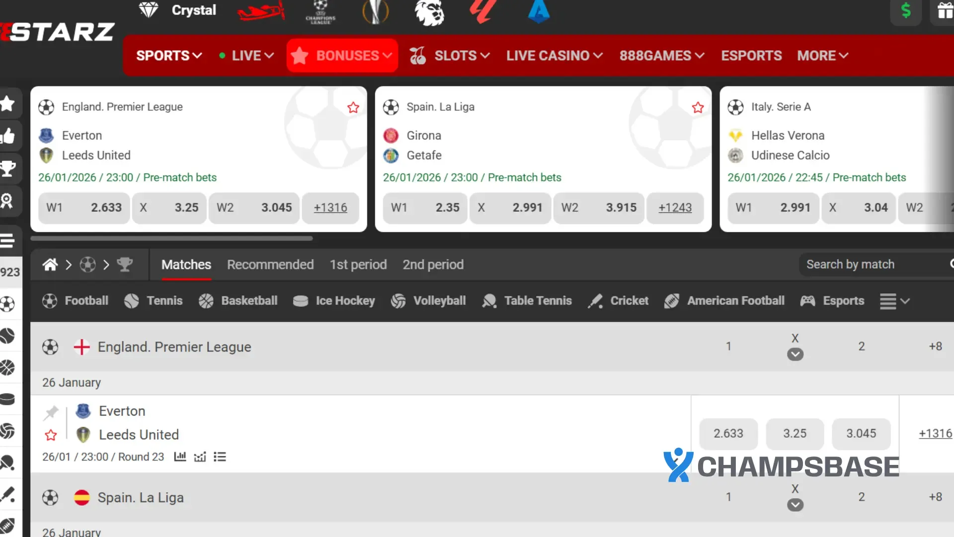 888Starz Sports Betting 