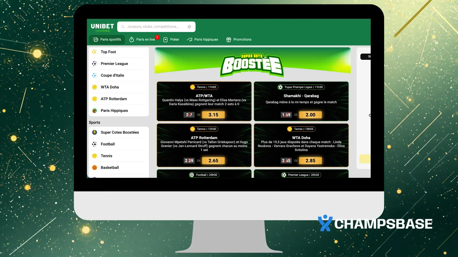 unibet cotes boostées