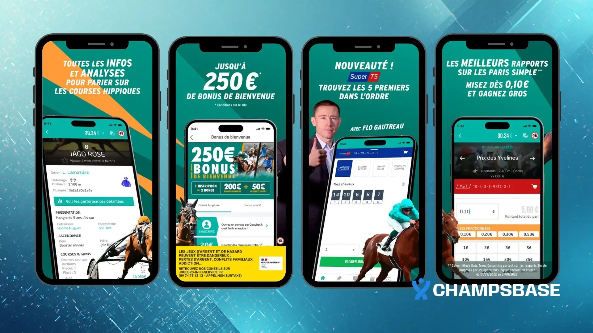 application mobile genybet