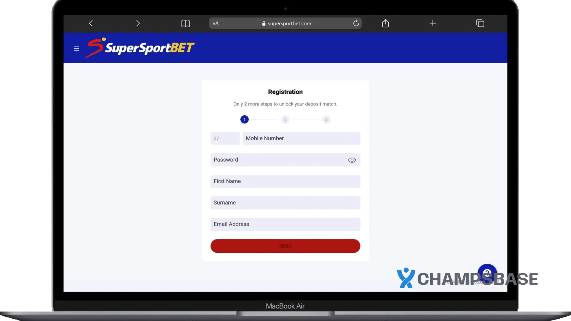 Supersportbet Registration