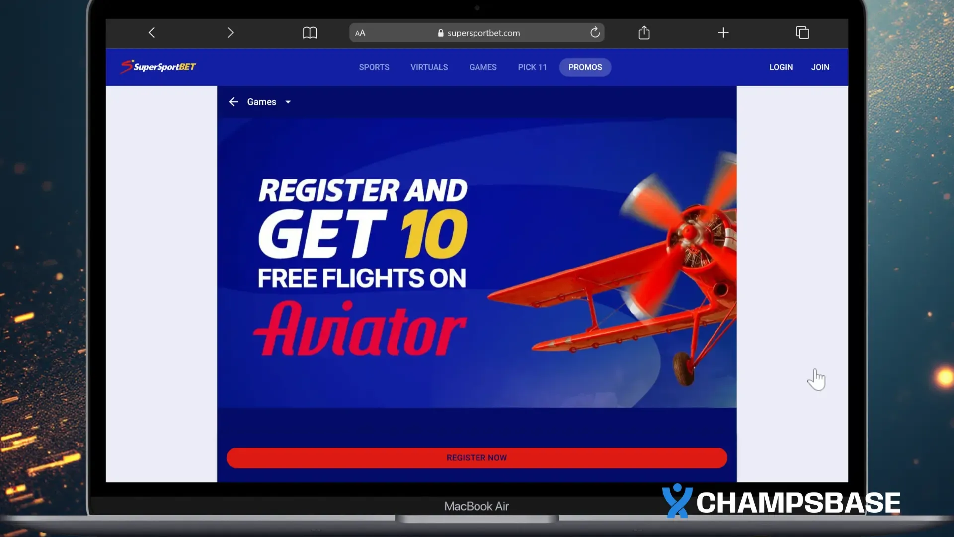 SupersportBet Aviator Registration Bonus