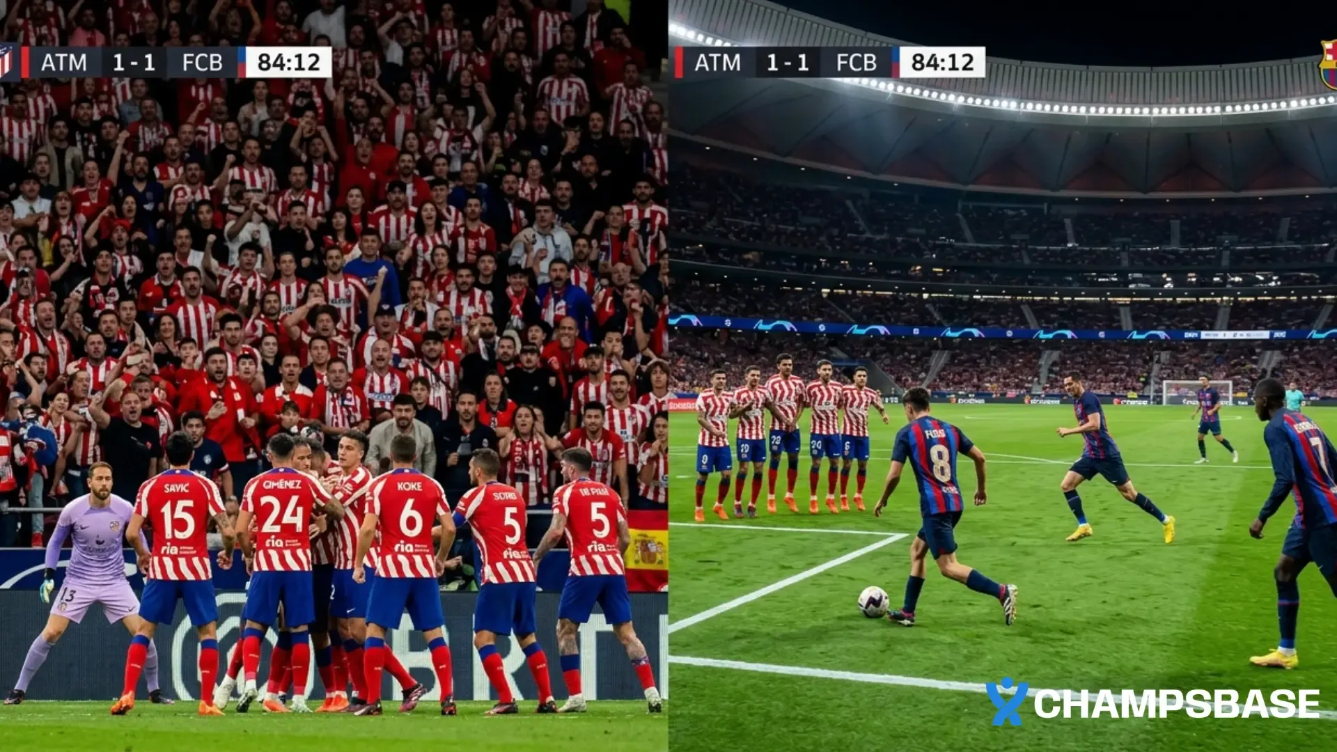 Barcelona vs Atletico Head-to-head home-away