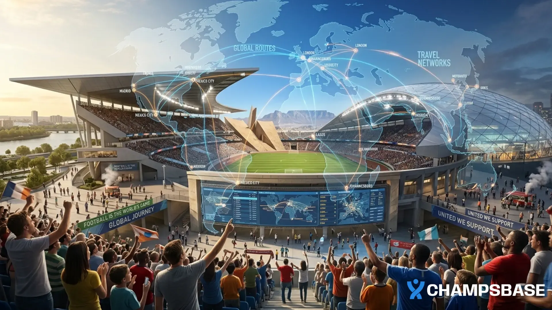 The 16 Host Cities and Venues Across Three Countries