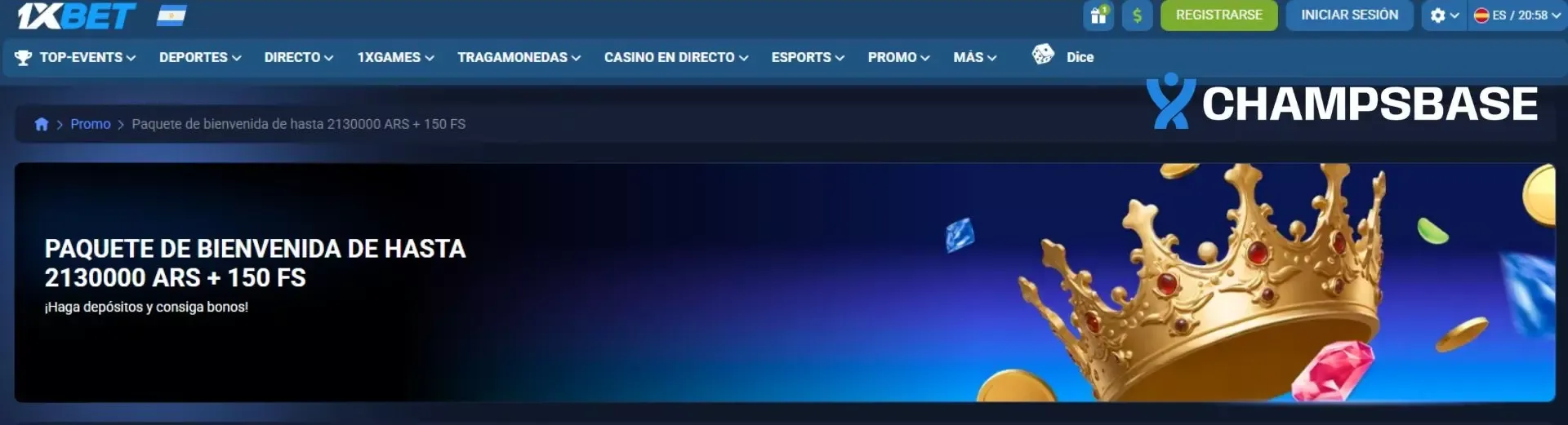 bono de casino 1xbet argentina
