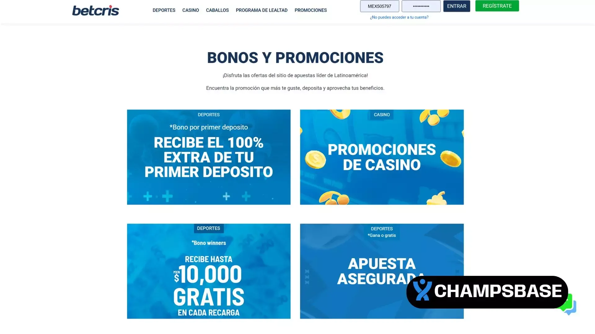 bonos betcris mexico