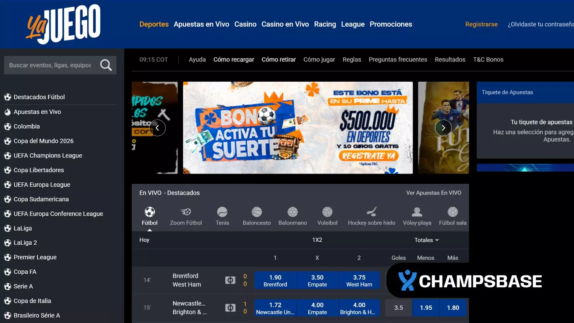 yajuego apuestas deportivas
