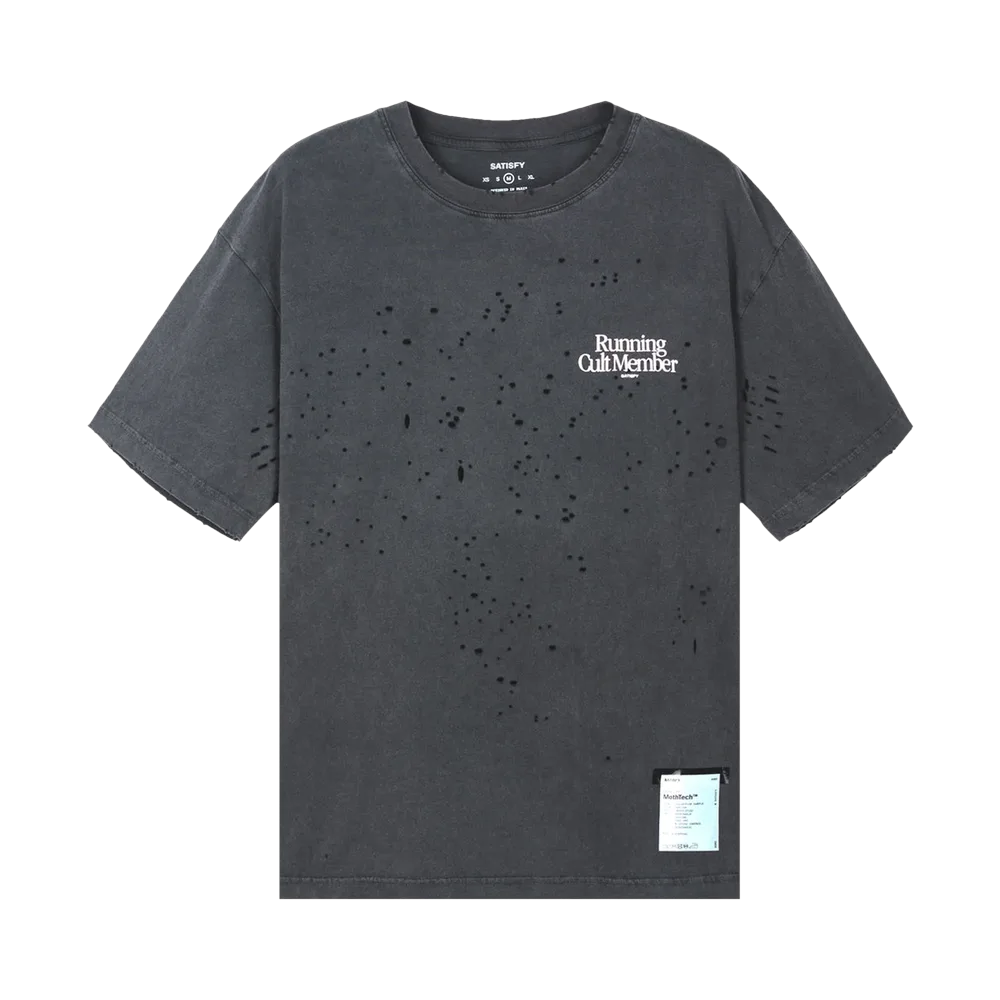 Satisfy Mothtech T-Shirt Aged Black