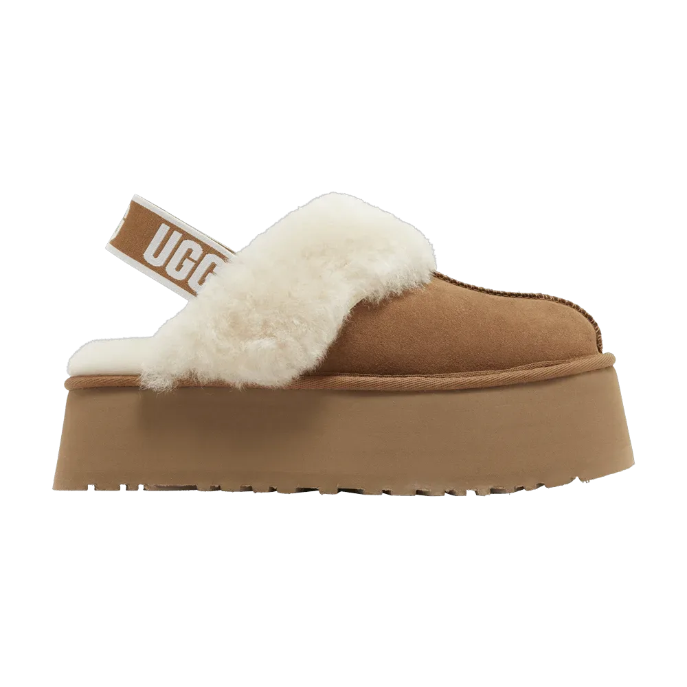 (W) UGG Funkette Slides Chestnut