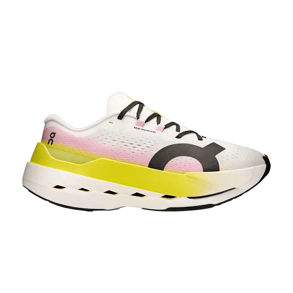 (W) On Running Cloudboom Max Lime Raspberry