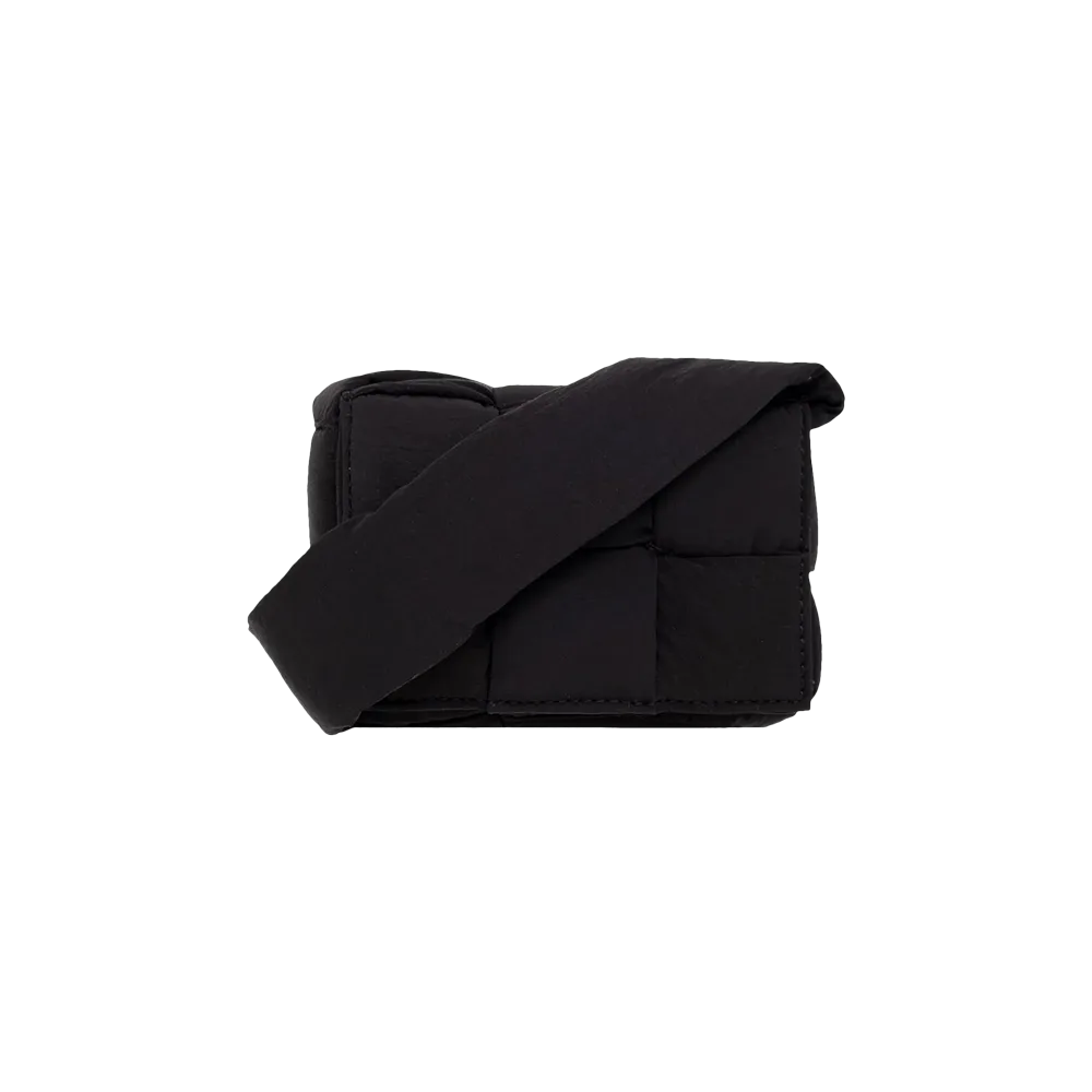 Bottega Veneta Mini Padded Tech Cassette Black
