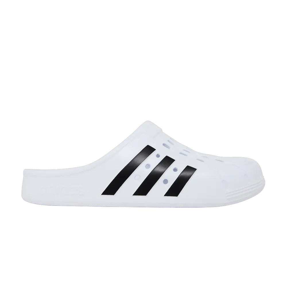 Adidas Adilette Clog White Black
