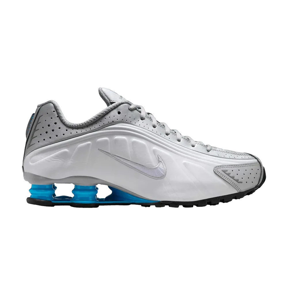 Nike Shox R4 Metallic Silver White