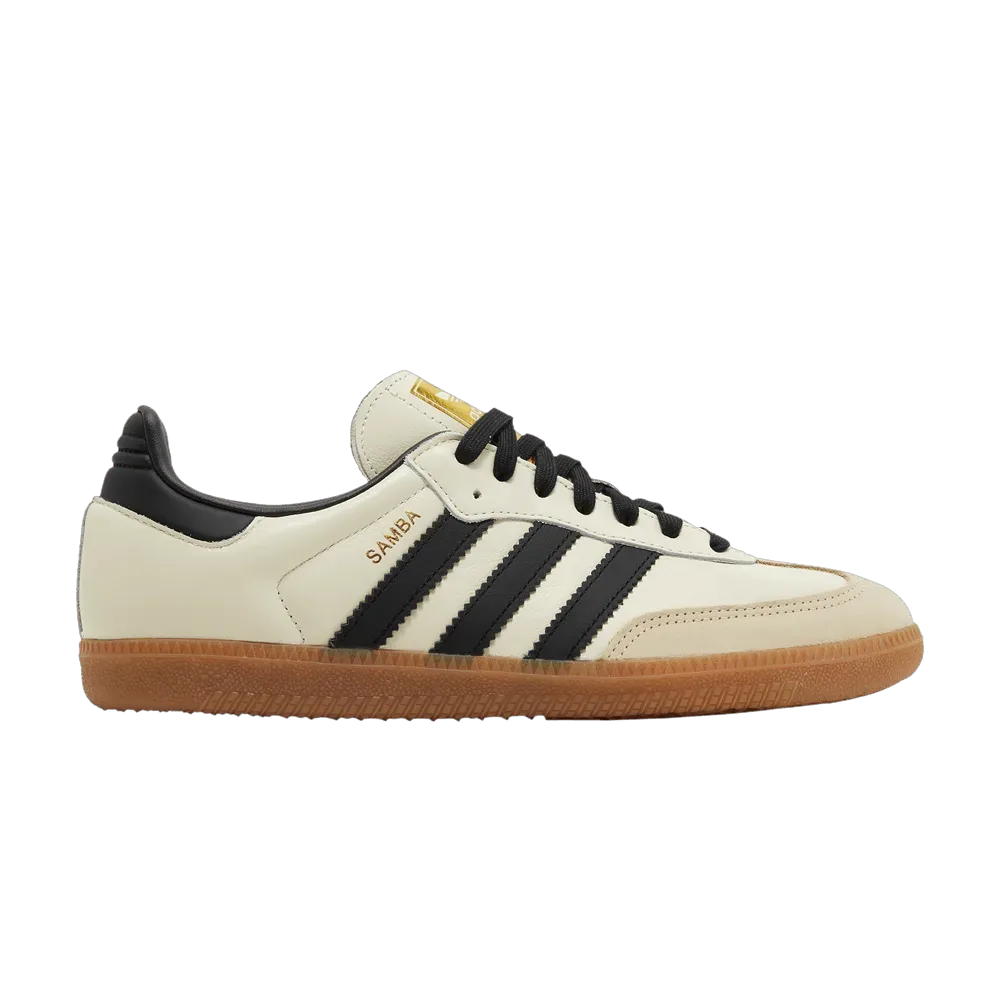 (W) Adidas Samba OG Cream White Core Black