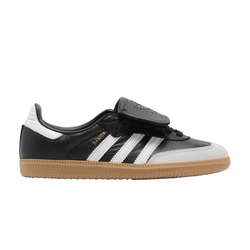 (W) Adidas Samba LT Core Black Cloud White Gold Metallic