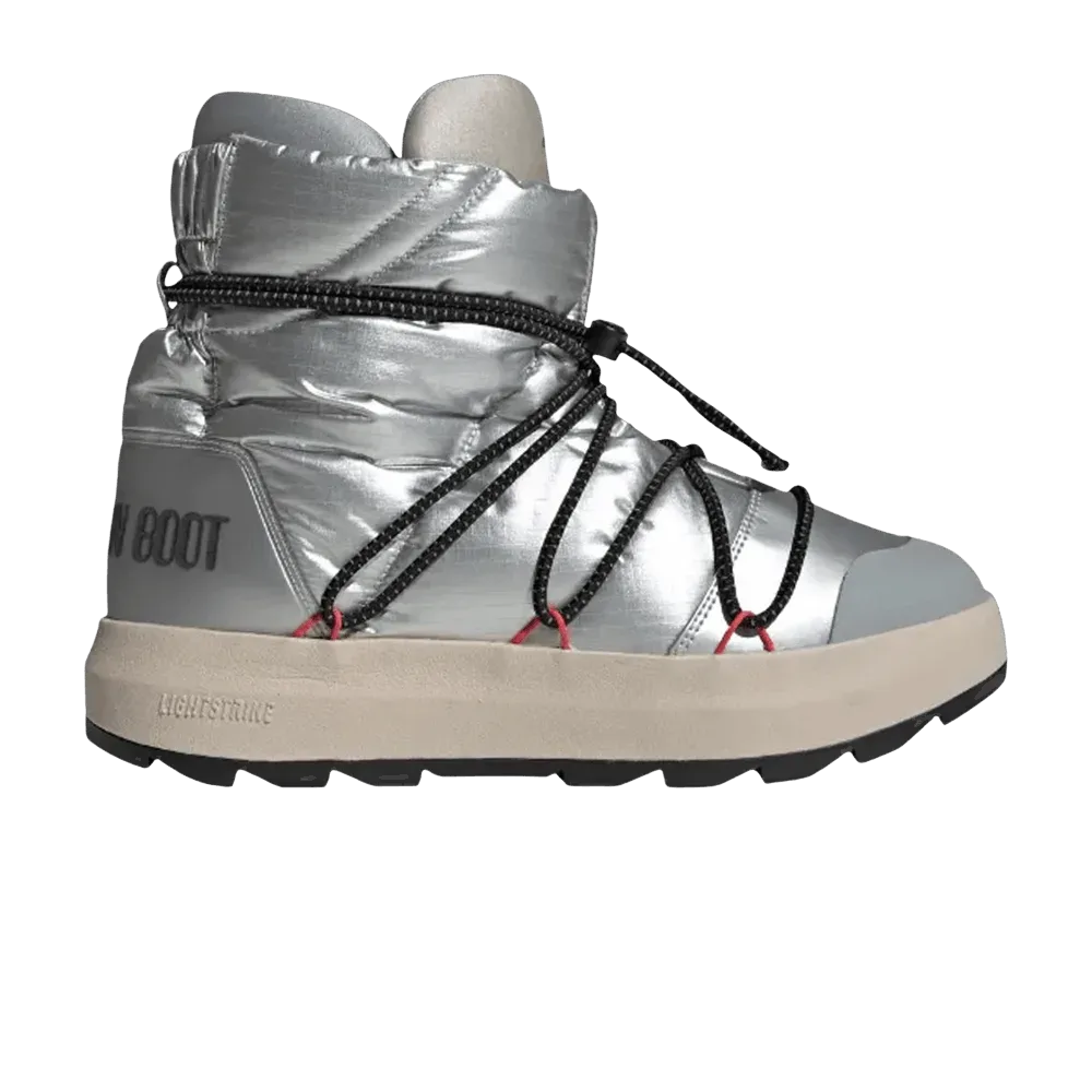 Adidas x Moon Boot Ace Mid Matte Silver Core Black