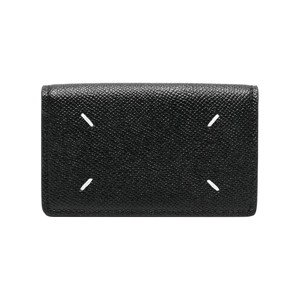 Maison Margiela Leather Business Card Holder Black