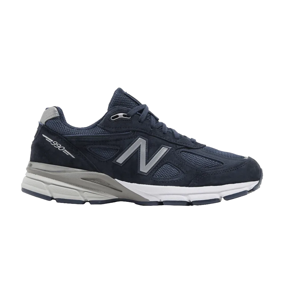 New Balance 990v4 Made in USA Navy Silver