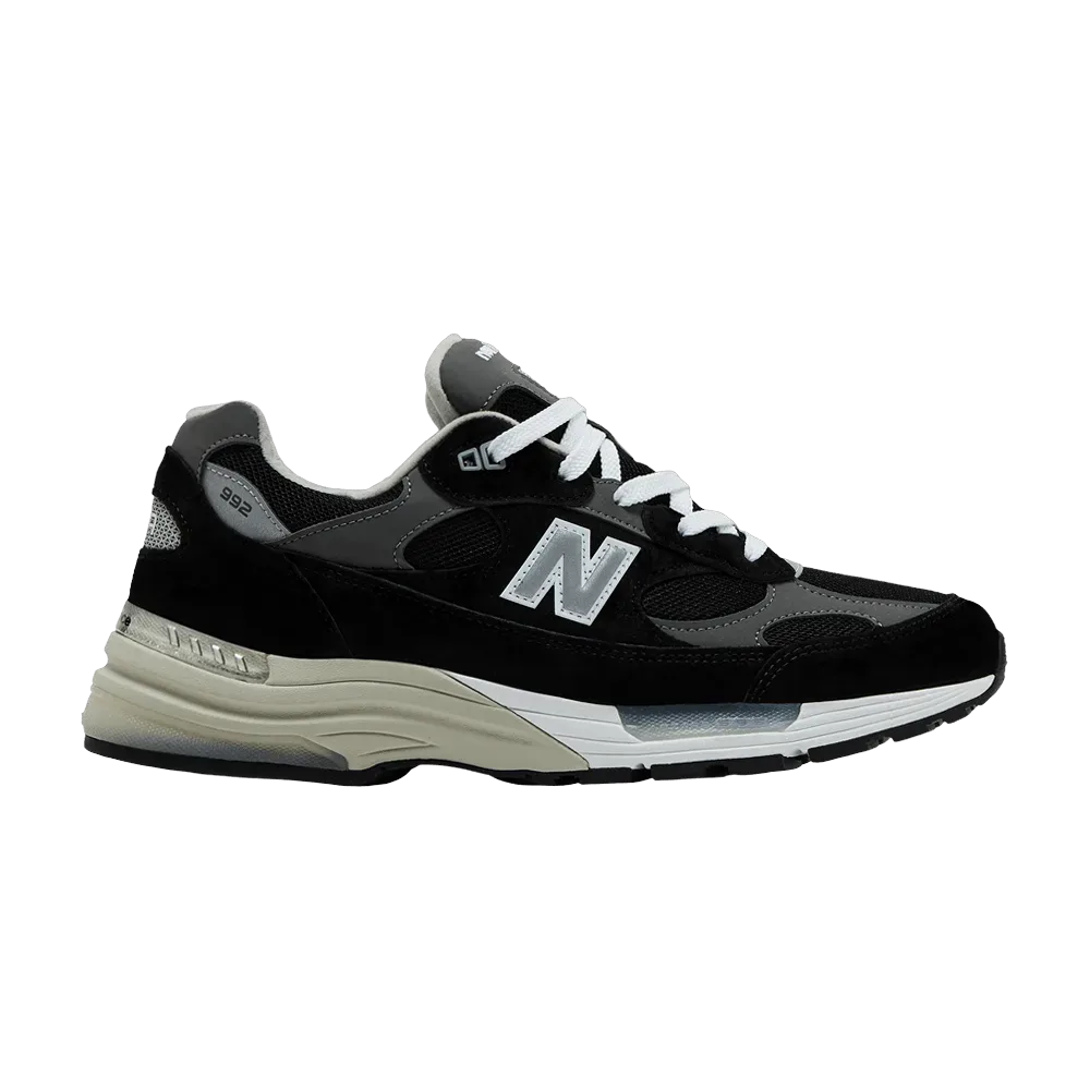 New Balance 992 Made in USA Core Black Grey