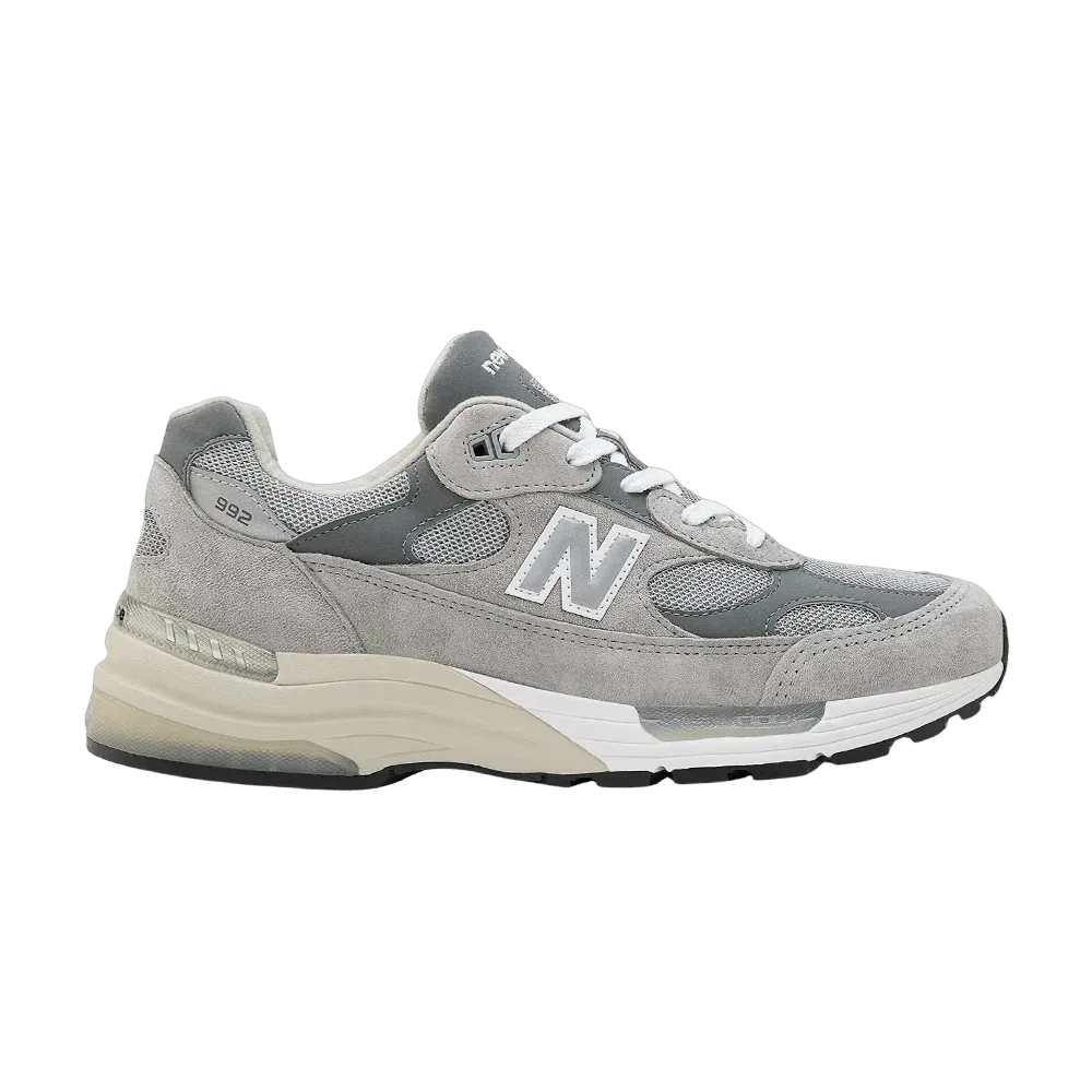 New Balance 992 Made in USA Core Grey Silver Metallic