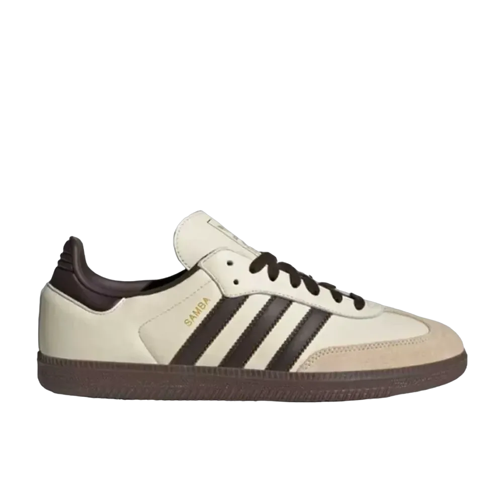 Adidas Samba OG Cream White Dark Brown