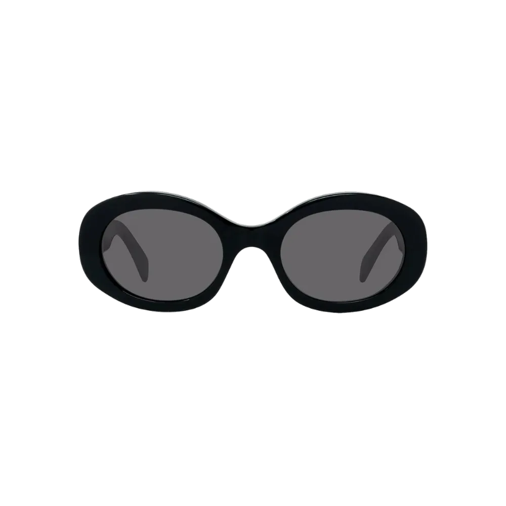 (W) Celine Triomphe 01 Sunglasses in Acetate Black