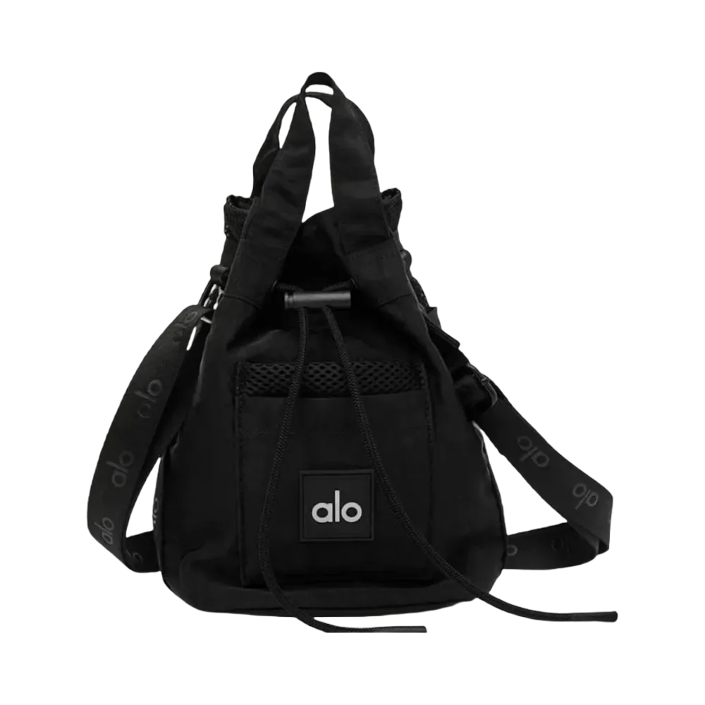 Alo Yoga Cross Body Bucket Bag Black