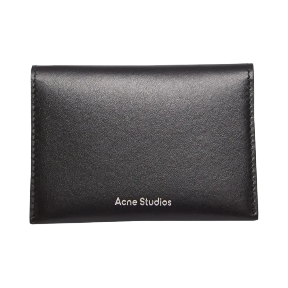 Acne Studios Bi-Fold Card Holder Black