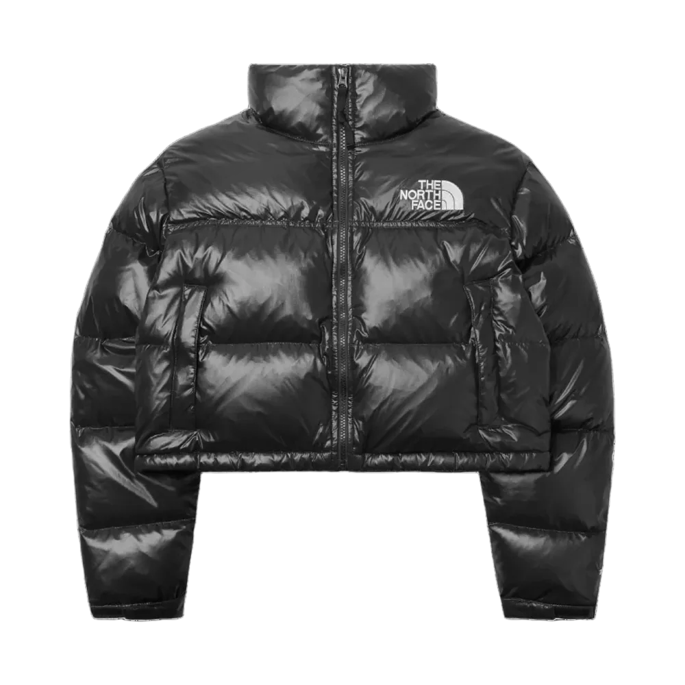 (W) The North Face Nuptse Short Jacket TNF Black
