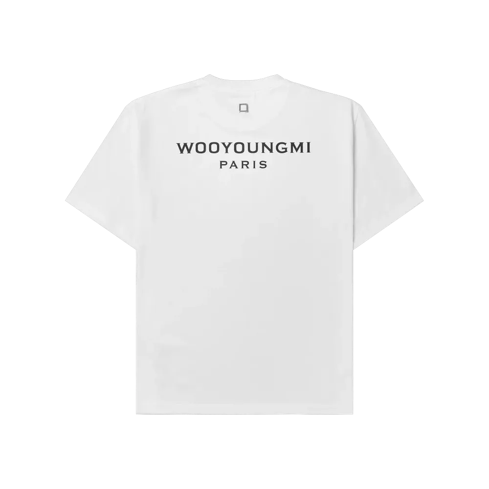 Wooyoungmi Cotton Back Logo T-Shirt White - 25SS
