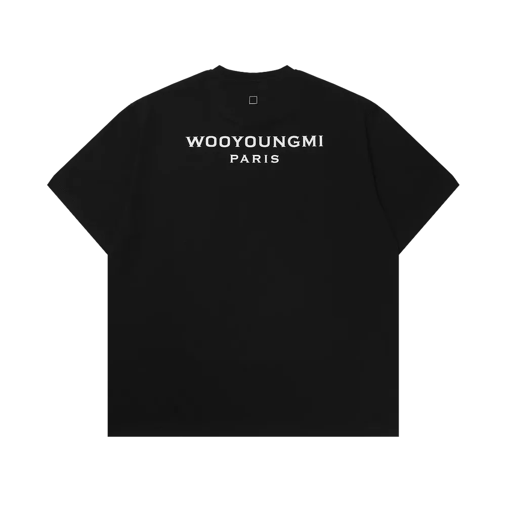 Wooyoungmi Cotton Back Logo T-Shirt Black - 25SS