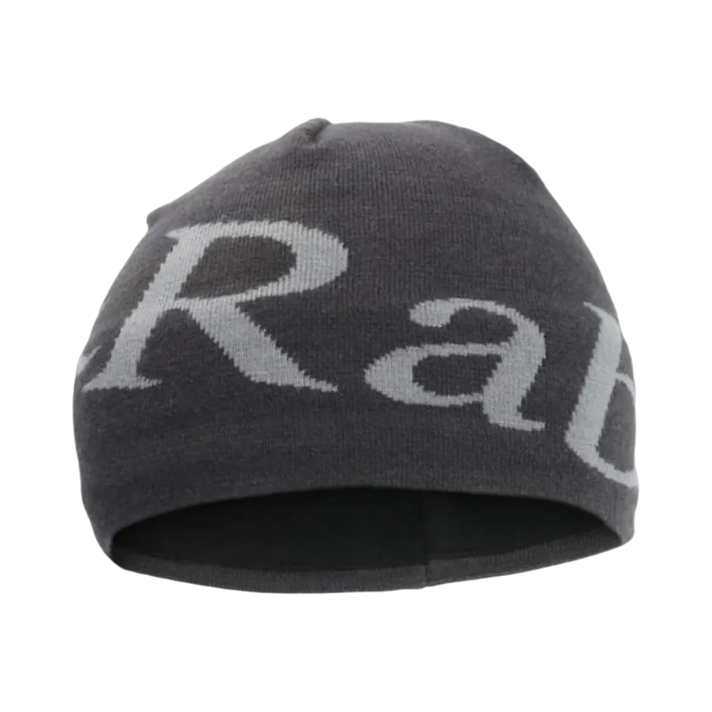 Rab Logo Beanie Anthracite Granite