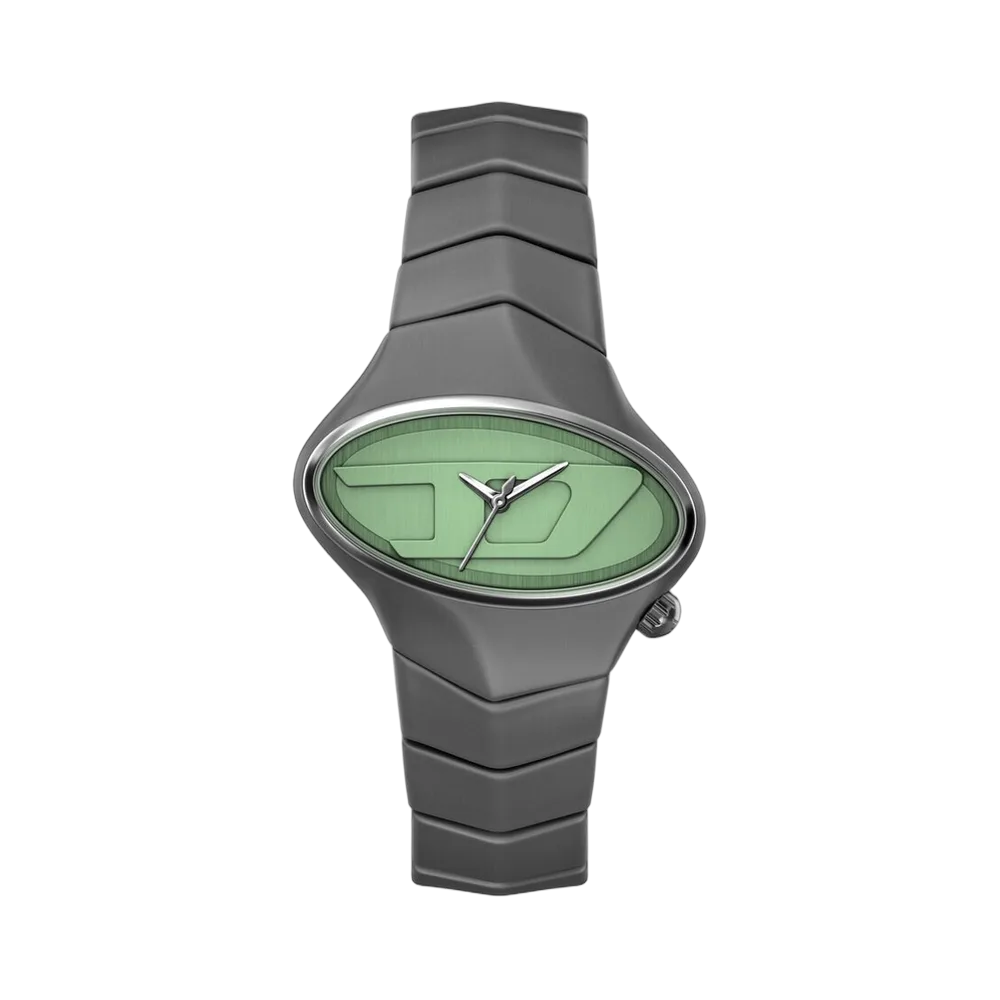 Diesel Dz2241 D-Rush Gunmetal Quartz 42mm Stainless Steel Dark Grey