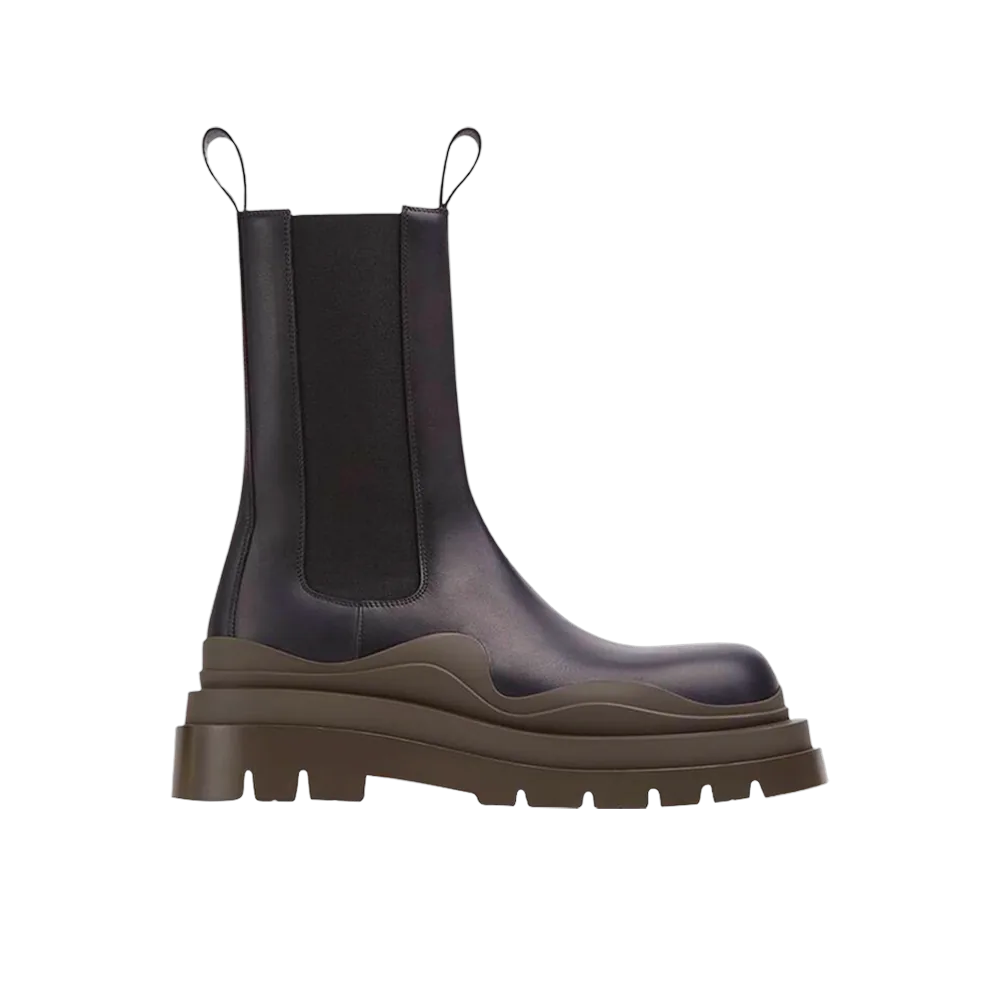 Bottega Veneta Tire Boots Black Camping
