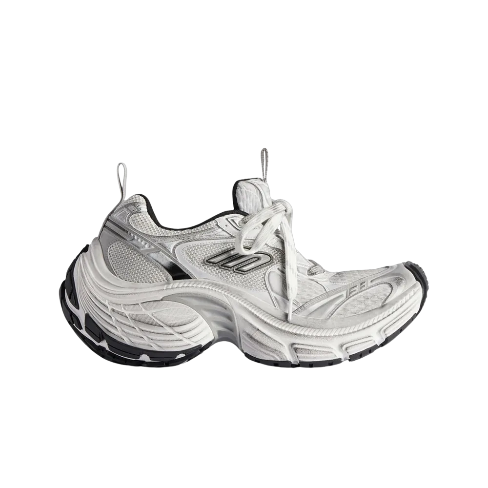 (W) Balenciaga 10XL Sneakers White Grey Silver Black