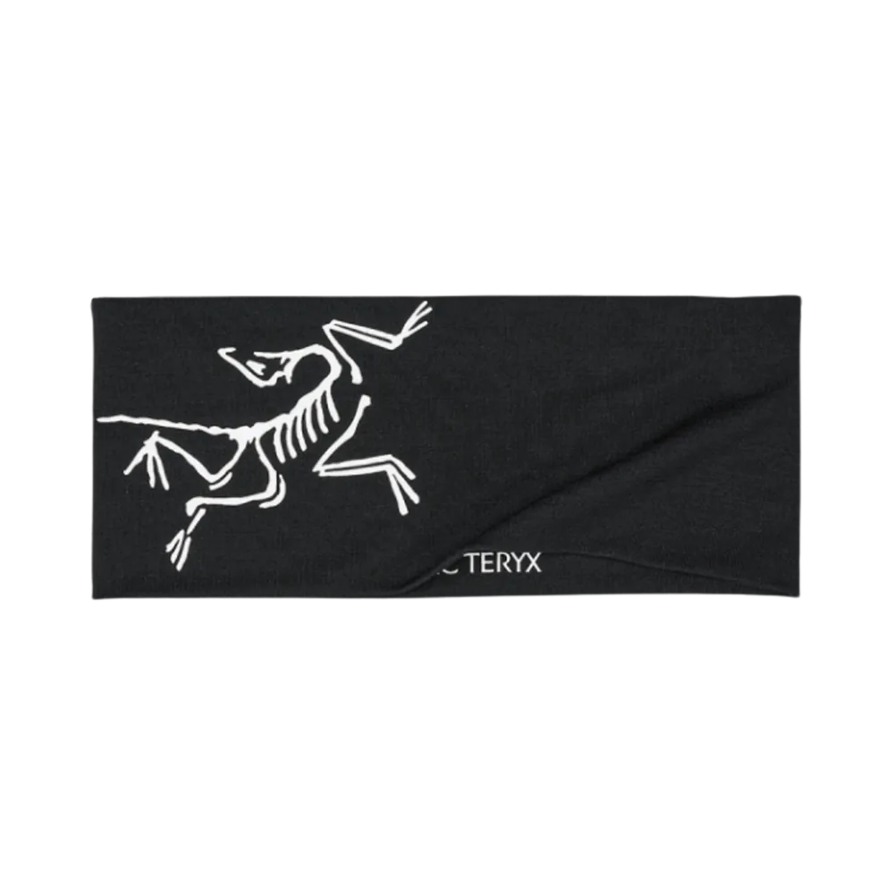 Arc'teryx Satoro Merino Headband Black Arctic Silk