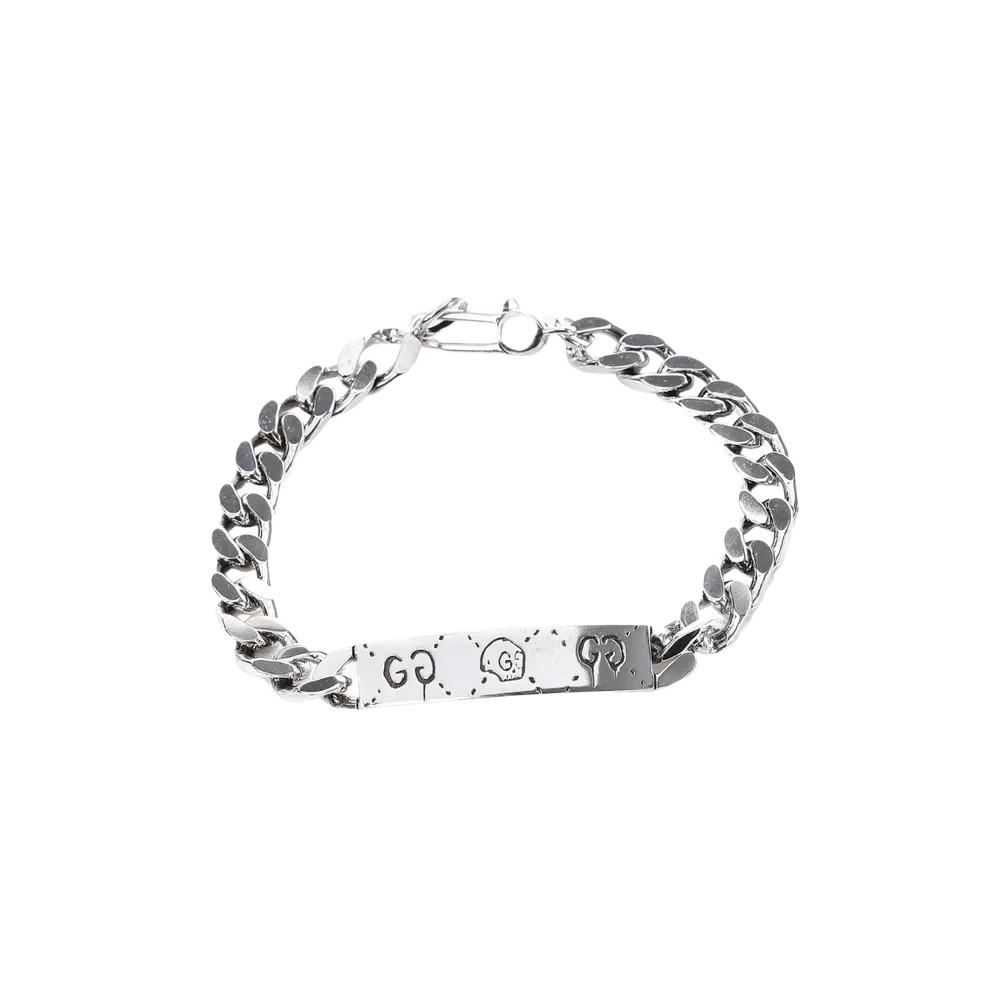 Gucci Ghost Chain Bracelet Silver