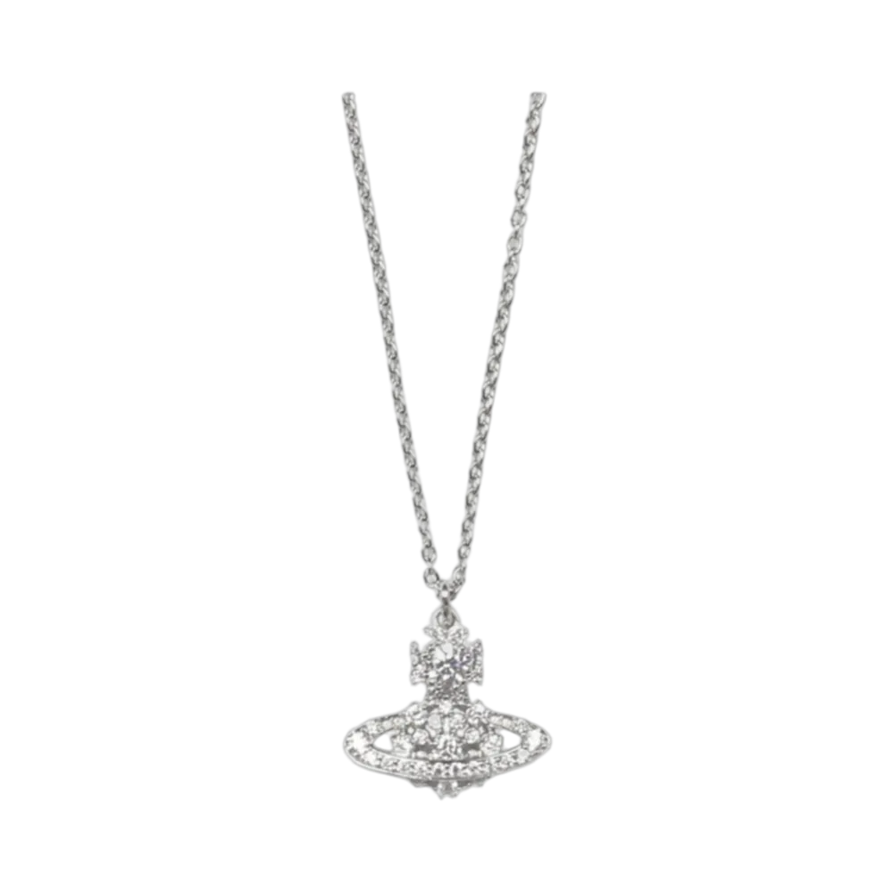 Vivienne Westwood Narcissa Pendant Platinum White Silver