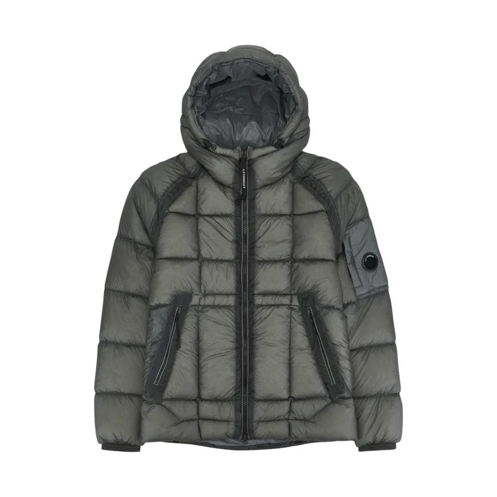 C.P. Company Korea Exclusive D.D. Shell Hooded Puffer Jacket Steel Grey - 26FW