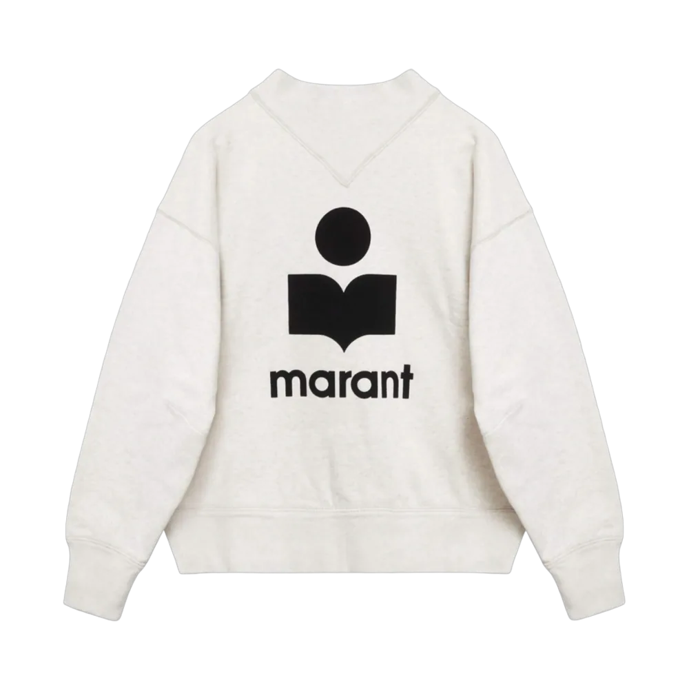 (W) Isabel Marant Moby Logo Sweatshirt Ecru