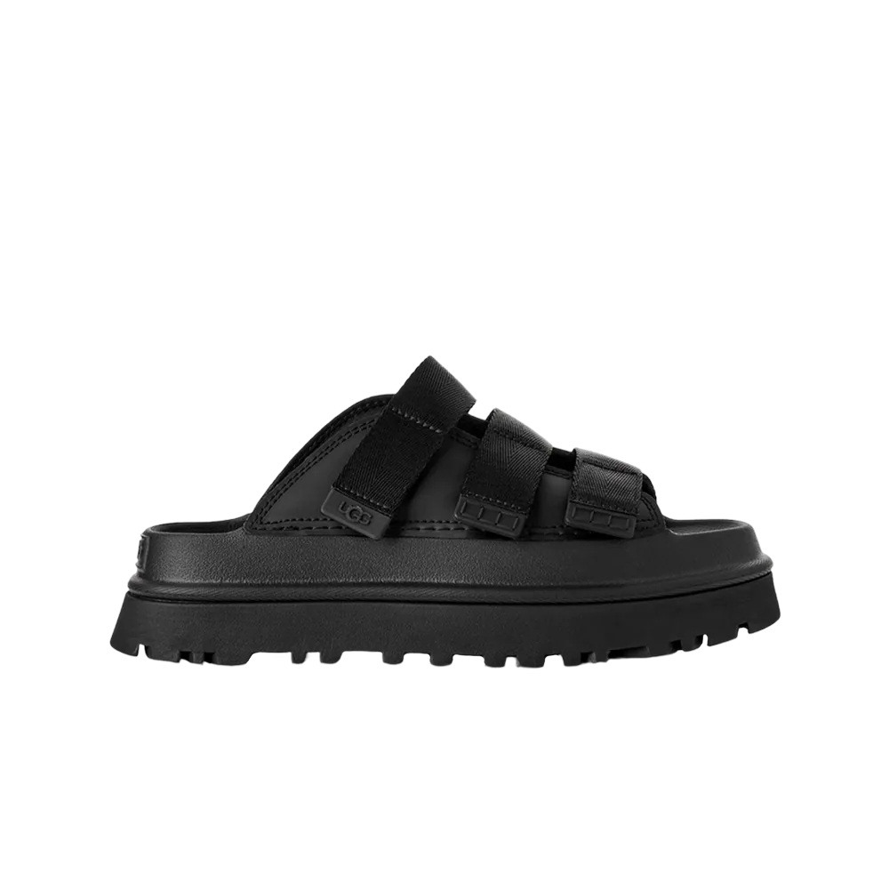 (W) UGG GoldenGlow Slide Black