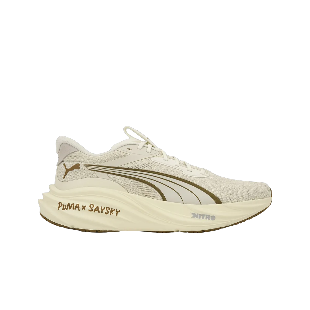 Puma x SAYSKY Magnify Nitro 3 Warm White Honey Butter